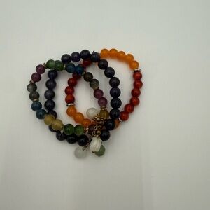 Multicolor Beaded Bracelet Set